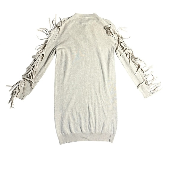 Mm6 Maison Margella Fringe Mini Dress Medium - Picture 6 of 9